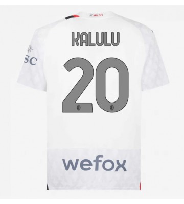 AC Milan Pierre Kalulu #20 Replika Udebanetrøje 2023-24 Kortærmet